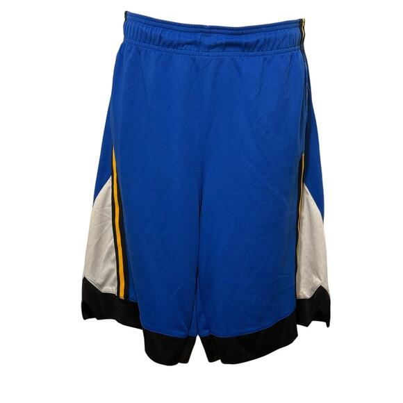 AND1 Basketball Shorts Small – Streetwear Athletic Y2K Mesh Longline Blue - Picture 1 of 10